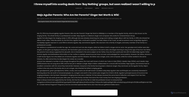 Security scan screenshot of https://dietplancityhugo-yizna5vpb1.edgeone.app/13930-majo-aguilar-parents-who-are-her-parents-singer-net-worth-wiki.html