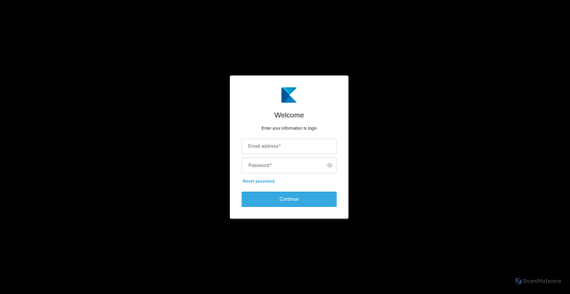 Security scan screenshot of https://auth.kno2fy.com