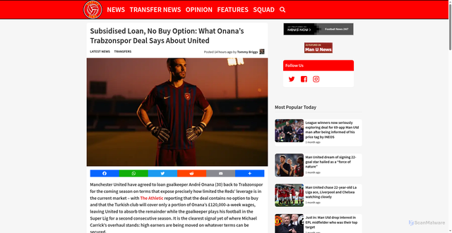 Security scan screenshot of https://strettynews.com/2026/07/01/onana-loan-terms-trabzonspor-united-weakness/