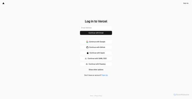 Security scan screenshot of https://itauclientes-5dgntirlf-gamero-galons-projects.vercel.app/