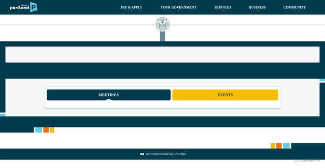 Security scan screenshot of https://portlandmaine.gov/?contentId=52ddef52-b52f-41c6-91b0-08e1d2a2f8ac