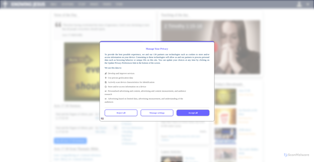 Security scan screenshot of https://knowing-jesus.com