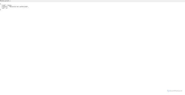 Security scan screenshot of https://myqb-devices-netcore.myq-cloud.com