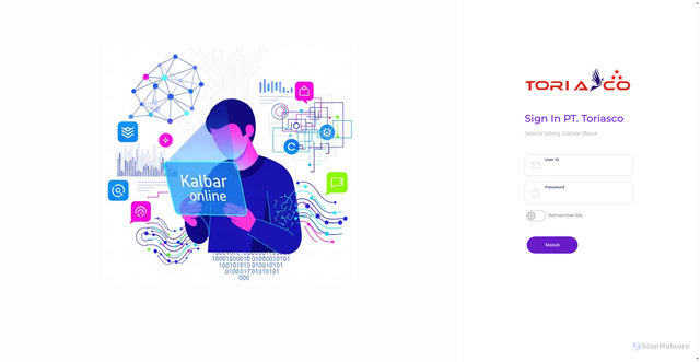 Security scan screenshot of http://toriasco.kawanonline.com/
