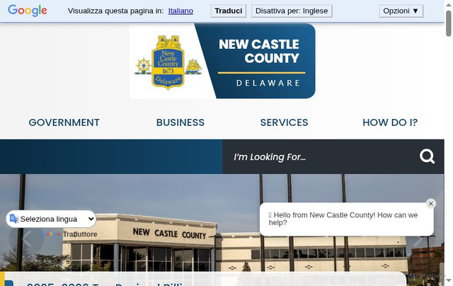 Security scan screenshot of https://www.newcastlede.gov/