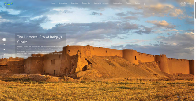 Security scan screenshot of https://www.visitiran.ir/