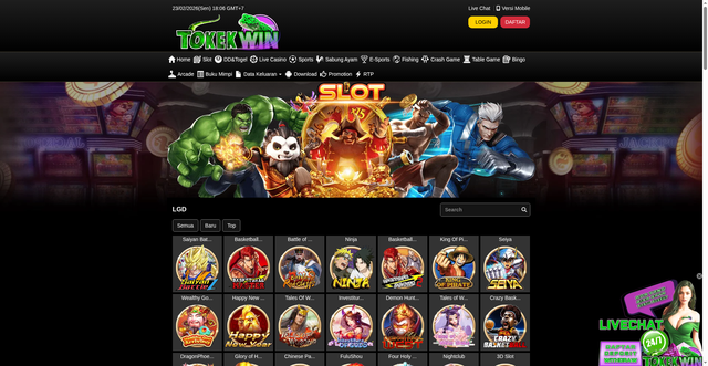 Security scan screenshot of https://ndxhewantokek1.lol/desktop/game/slot/lgd