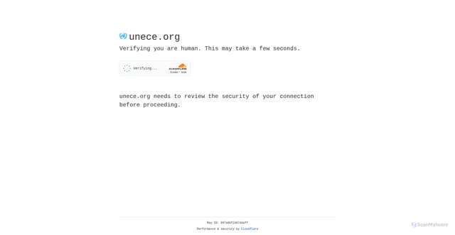 Security scan screenshot of https://unece.org/homepage
