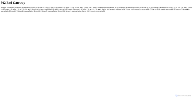 Security scan screenshot of https://autodiscover.afslaw.com