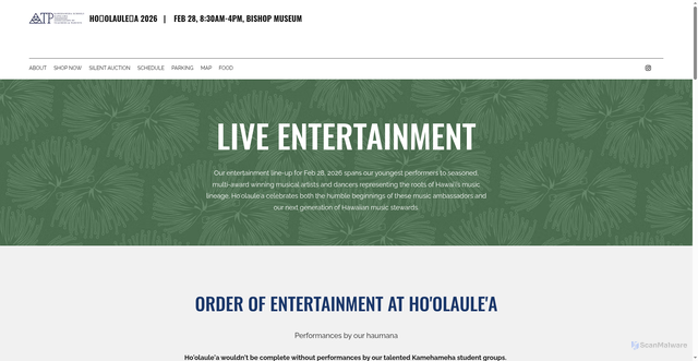 Security scan screenshot of https://www.kskhoolaulea.com/entertainment