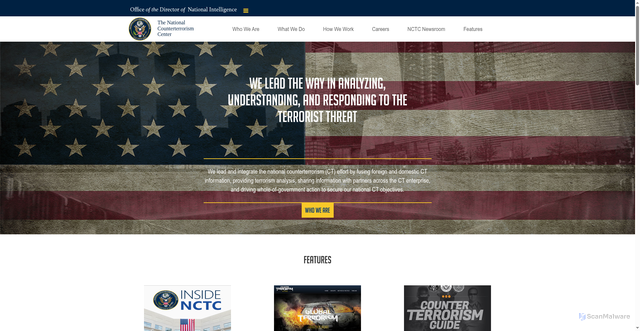 Security scan screenshot of https://nctc.gov/