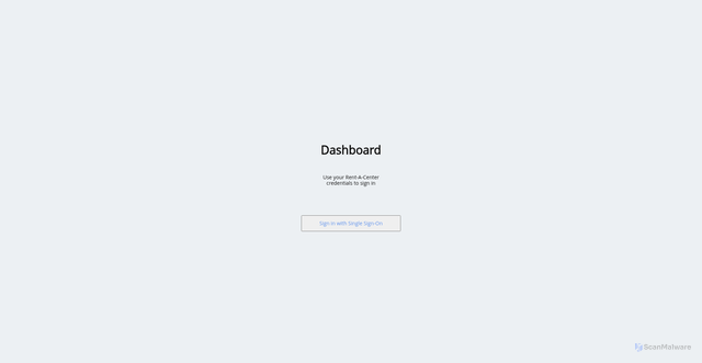 Security scan screenshot of https://dashboard-racpad.rentacenter.com