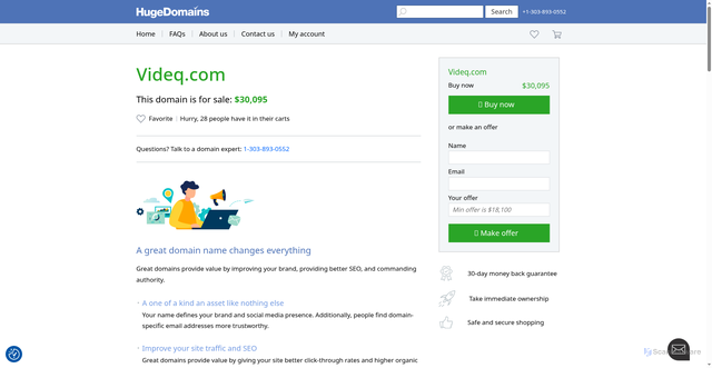 Security scan screenshot of https://videi.site