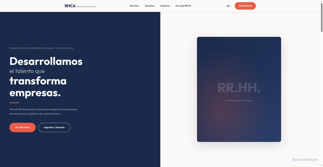 Security scan screenshot of http://rhca-variant-b.pages.dev/