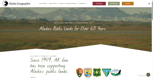 Security scan screenshot of https://akgeo.org/