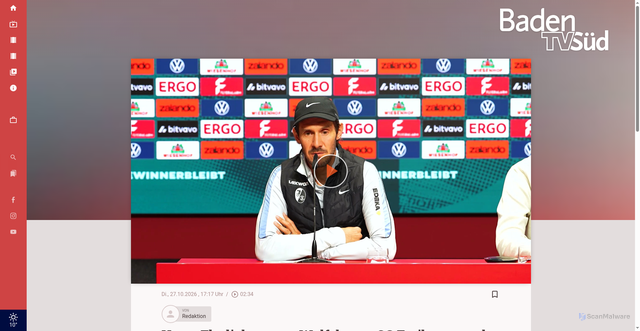 Security scan screenshot of https://www.baden-tv-sued.com/mediathek/video/unter-flutlicht-gegen-wolfsburg-sc-freiburg-vor-der-2-pokalrunde/
