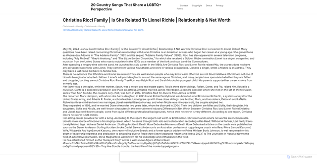 Security scan screenshot of https://divetarifahugo-pdab89y73r.edgeone.app/18004-christina-ricci-family-is-she-related-to-lionel-richie-relationship-net-worth.html
