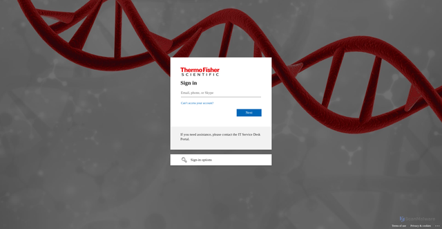 Security scan screenshot of https://myapps.microsoft.com/?tenantid=b67d722d-aa8a-4777-a169-ebeb7a6a3b67
