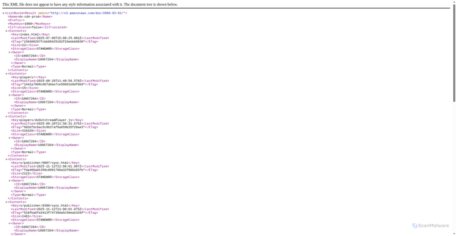 Security scan screenshot of https://cdn.dxtech.ai/
