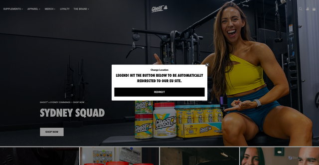 Security scan screenshot of https://www.ghostlifestyle.com