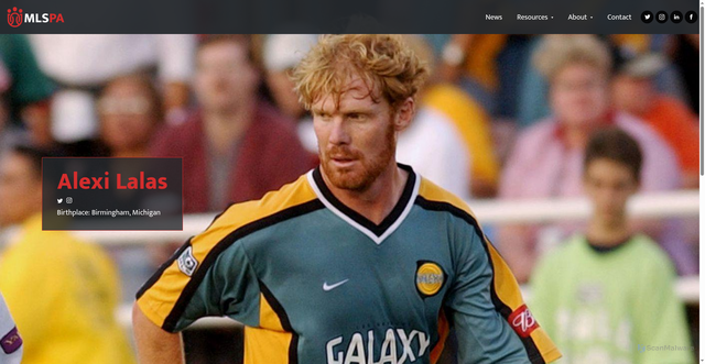 Security scan screenshot of https://mlsplayers.org/about-us/executive-board/alexi-lalas