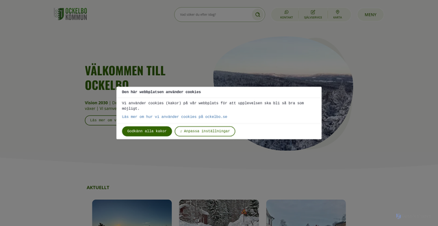 Security scan screenshot of https://ockelbo.se/