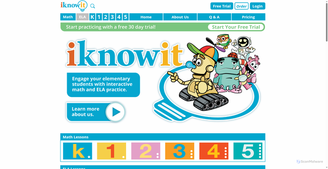 Security scan screenshot of https://www.iknowit.com