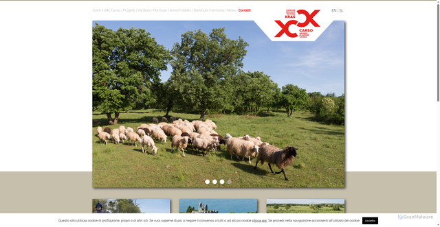 Security scan screenshot of https://galcarso.eu/it/