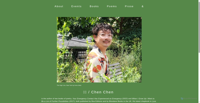 Security scan screenshot of https://www.chenchenwrites.com/