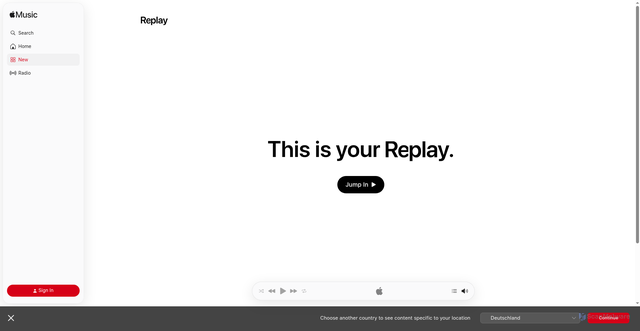 Security scan screenshot of https://replay.music.apple.com