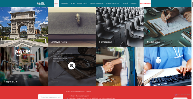 Security scan screenshot of https://www.opibn.it/web/