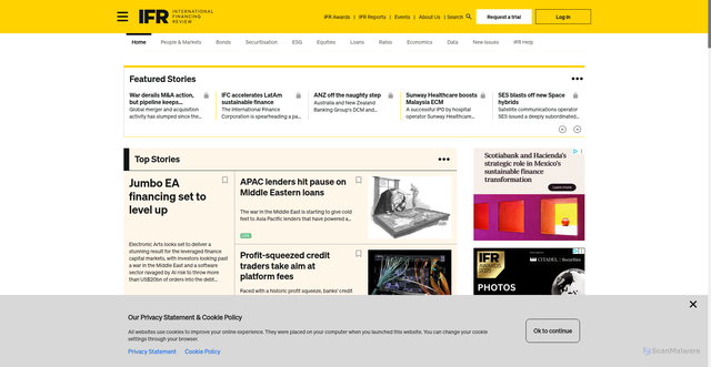 Security scan screenshot of https://www.ifre.com