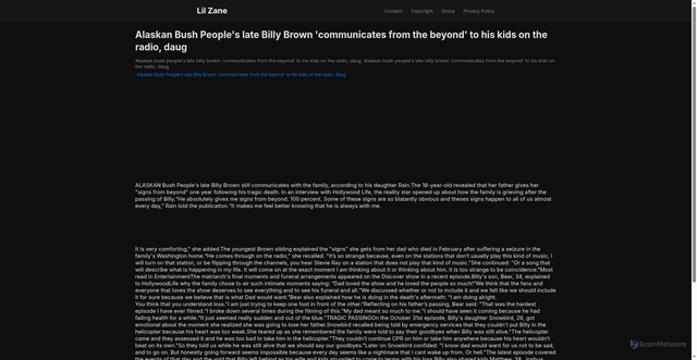 Security scan screenshot of https://mimpidigitalvision-dptqn5rknco5.edgeone.app/alaskan-bush-peoples-late-billy-brown-communicates-from-the-beyond-to-his-kids-on-the-radio-daug.html