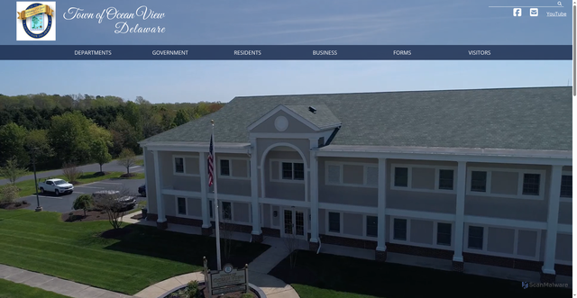 Security scan screenshot of https://www.oceanviewde.gov/