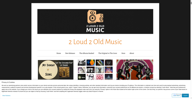 Security scan screenshot of https://2loud2oldmusic.com