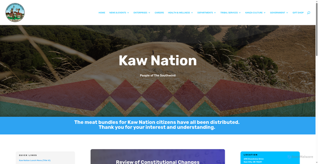 Security scan screenshot of https://www.kawnation.gov/