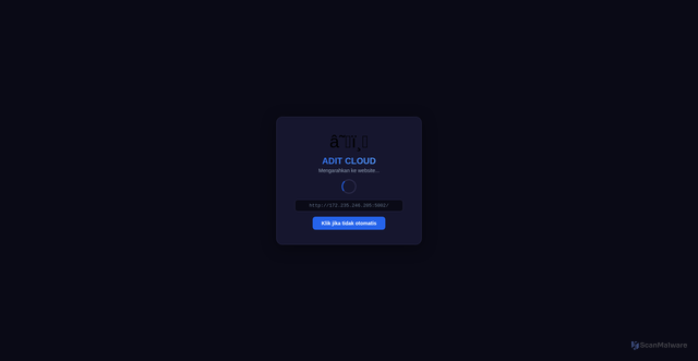 Security scan screenshot of aditcloud-dpqo504rx23n.edgeone.dev