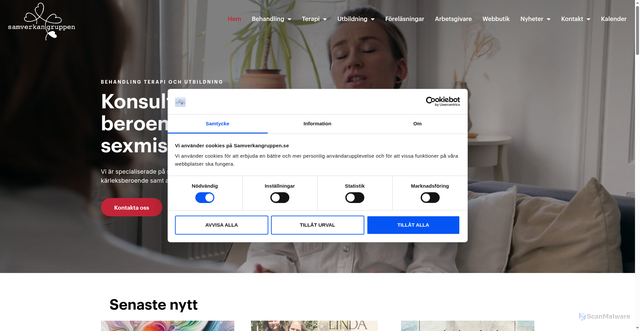 Security scan screenshot of https://porrmissbruk.se