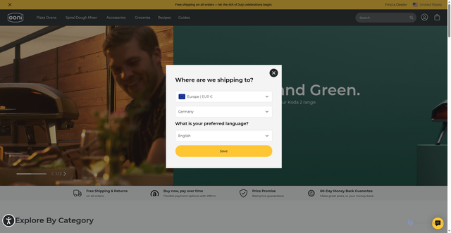 Security scan screenshot of https://ooni.com