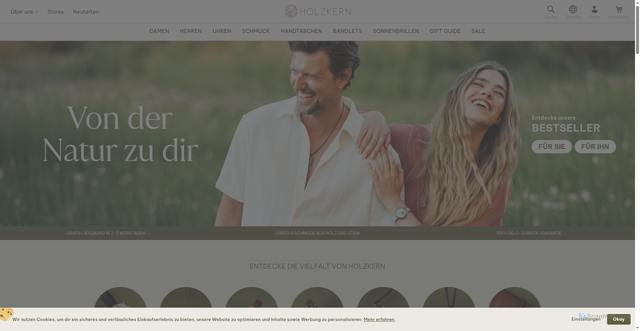 Security scan screenshot of https://www.holzkern.com