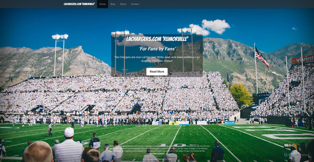 Security scan screenshot of https://lachargers.com/