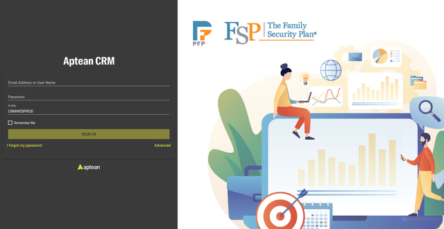 Security scan screenshot of https://pfpcrmportal.com