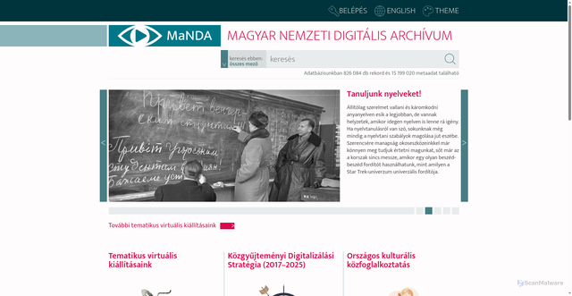 Security scan screenshot of https://mandadb.hu