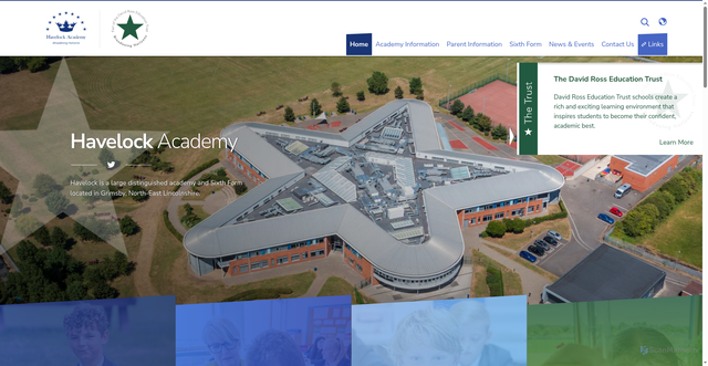 Security scan screenshot of https://www.havelockacademy.co.uk/