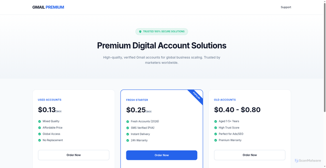 Security scan screenshot of https://marketingmailsasia-sxqm2h61of.edgeone.app/