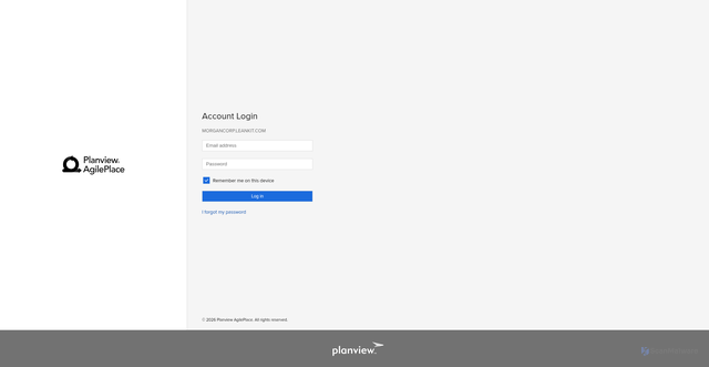 Security scan screenshot of https://morgancorp.leankit.com