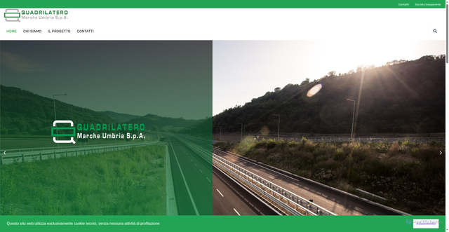 Security scan screenshot of https://www.quadrilaterospa.it/