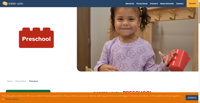 Security scan screenshot of https://www.porterleath.org/preschool