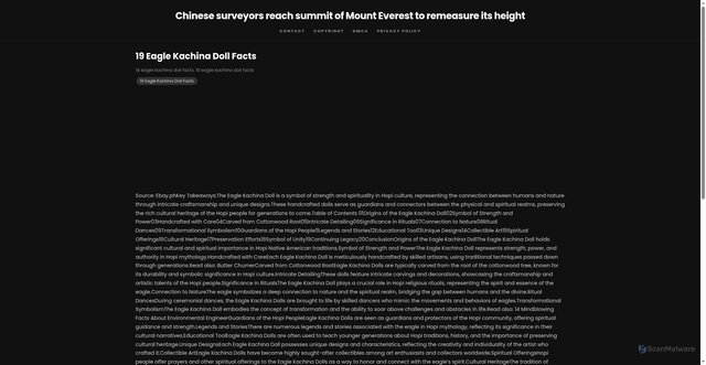 Security scan screenshot of https://ideinsightnest-dpnhn9tlsd7i.edgeone.app/19-eagle-kachina-doll-facts.html