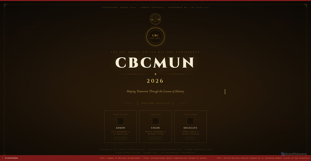 Security scan screenshot of https://cbcmun2026-5evlo8zyx2.edgeone.app/